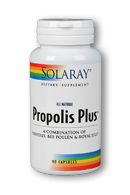 Solaray - Propolis Plus, Immune System Support 200 mg 90 Veg Cap