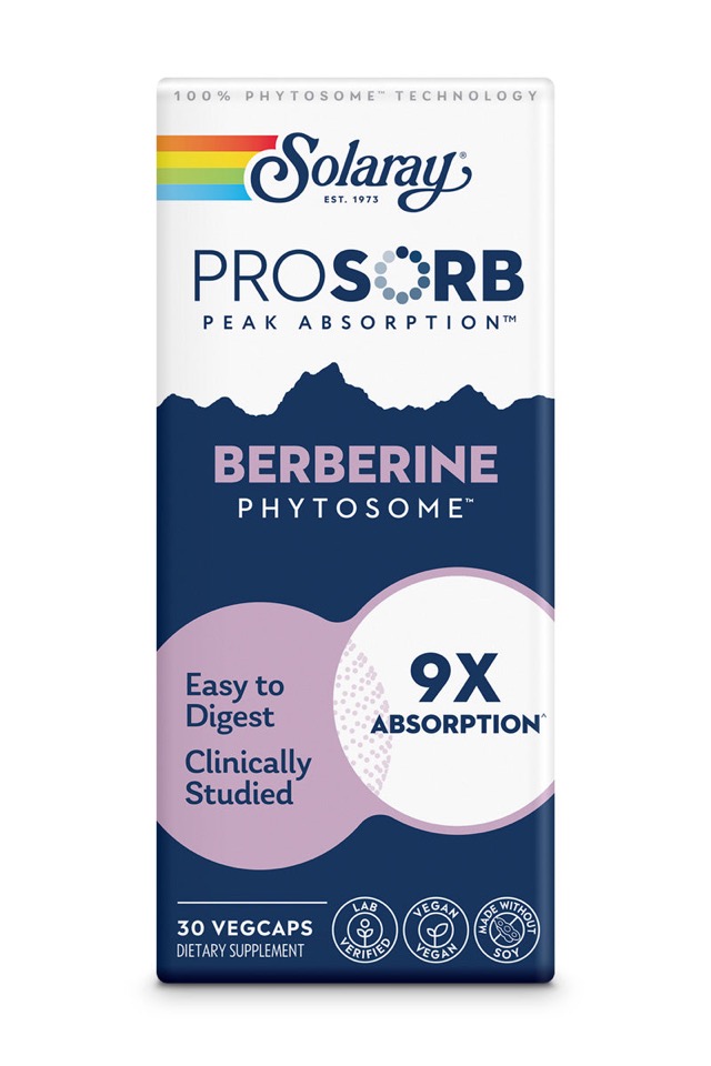 Solaray - ProSorb Berberine 9x 550mg 30 Veg Capsule