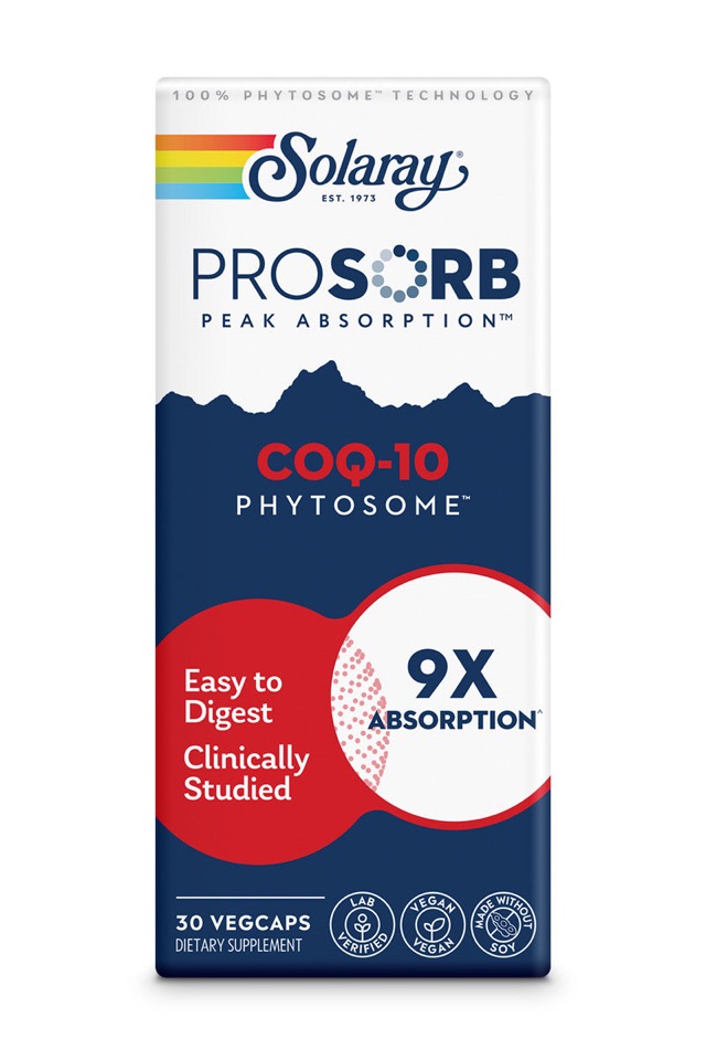 Solaray - ProSorb CoQ10 9x 200mg 30 Veg Capsule