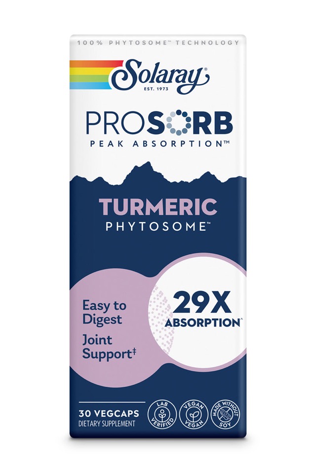 Solaray - ProSorb Turmeric 29x 500mg 30 Veg Capsule
