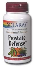 Solaray - Prostate Defense, Prostate Support Formula 90 Veg Cap