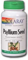 Solaray - Psyllium Seed 600 mg 100 Veg Cap-OUT OF STOCK