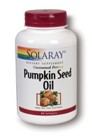 Solaray - Pumpkin Seed Oil 1000 mg 90 Softgel