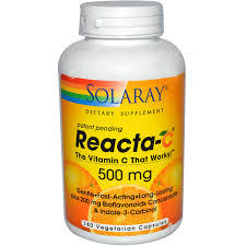 Solaray - Reacta-C & Bioflavonoids 500 mg 180 Veg Cap