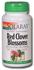 Solaray - Red Clover Blossom 375 mg 100 Veg Cap