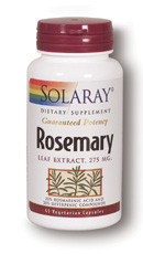 Solaray - Rosemary Leaf Extract 275 mg 45 Veg Cap