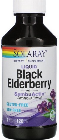 Solaray - Black Elderberry Extract 4 oz