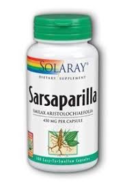 Solaray - Sarsaparilla Root 450 mg 100 Veg Cap