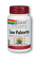 Solaray - Saw Palmetto Berry Extract 160 mg 60 Softgel