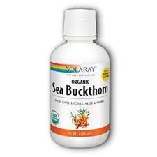 Solaray Sea Buckthorn Juice Blend, Organic Unflv 16 oz Liq-OUT OF STOCK