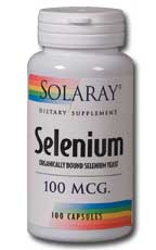 Solaray - Selenium 100 100 mcg 100 Veg Cap