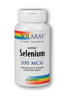 Solaray - Selenium 200 200 mcg 100 Veg Cap
