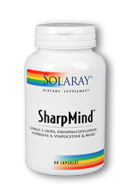 Solaray - SharpMind, Cognitive Support Formula 60 Veg Cap