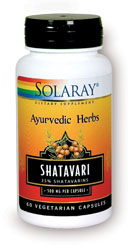 Solaray - Shatavari Root Extract 500 mg 60 Veg Cap