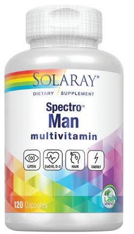 Solaray - Spectro Man Multi-Vitamin 120 Capsule