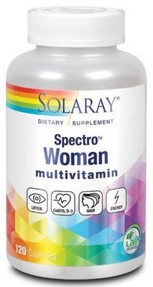 Solaray - Spectro Woman Multi-Vitamin 120 Capsule(#56619)