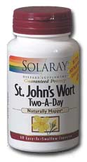 Solaray - St. John's Wort Aerial Extract, Two Daily 450 mg 60 Veg Cap