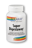 Solaray - Super Digestaway, Digestive Enzyme Blend 180 Veg Cap-OUT OF STOCK