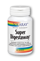 Solaray - Super Digestaway, Digestive Enzyme Blend 60 Veg Cap-OUT OF STOCK