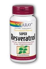Solaray - Super Resveratrol with Pterostilbene 250 mg 30 Veg Cap