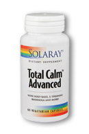 Solaray - Total Calm Advanced, Mood Support Formula 60 Veg Cap-OUT OF STOCK