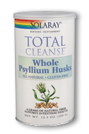 Solaray Total Cleanse Psyllium Whole Husks Unflv 350 g Pwd