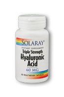 Solaray - Triple Strength Hyaluronic Acid 60 mg 30 Veg Cap