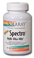 Solaray Vegetarian Spectro Multi-Vita-Min  180 Vcp-OUT OF STOCK