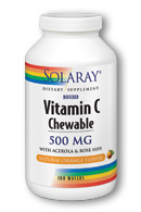 Solaray - Vitamin C, Buffered 500 mg 100 Chewable