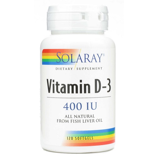 Solaray - Vitamin D-3 400 iu 120 Softgel