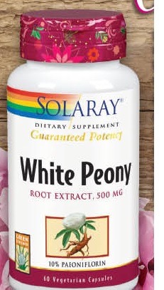 Solaray - White Peony Root Extract 500 mg 60 Veg Cap