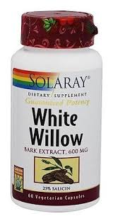 Solaray - White Willow Bark Extract 650 mg 60 Veg Cap