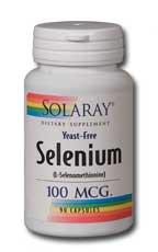 Solaray - Selenium 100, Yeast-Free 100 mcg 90 Veg Cap