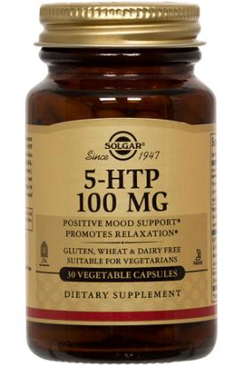 Solgar 5-HTP 100 mg 30 Vegetable Capsules