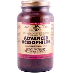 Solgar Advanced Acidophilus 250 Vegetable Capsules