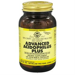 Solgar Advanced Acidophilus Plus 120 Vegetable Capsules
