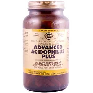Solgar Advanced Acidophilus Plus 240 Vegetable Capsules