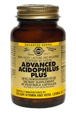 Solgar Advanced Acidophilus Plus 60 Vegetable Capsules