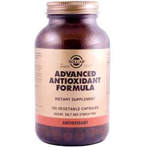 Solgar Advanced Antioxidant Formula 120 Vegetable Capsules     TEMPORARILY UNAVAILABLE
