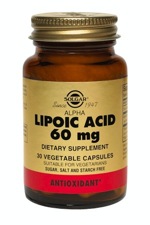 Solgar Alpha Lipoic Acid 60 mg 30 Vegetable Capsules