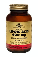 Solgar Alpha Lipoic Acid 600 mg 50 Tablets