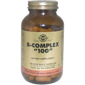 Solgar B-Complex "100" 100 Vegetable Capsules