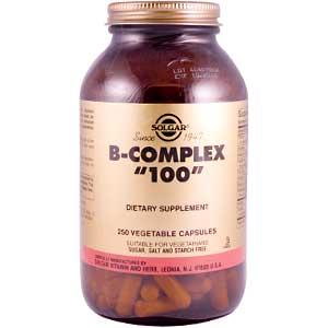 Solgar B-Complex "100" 250 Vegetable Capsules