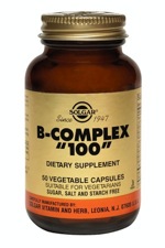 Solgar B-Complex "100" 50 Vegetable Capsules