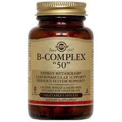 Solgar B-Complex "50" 100 Vegetable Capsules