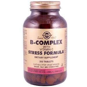Solgar B-Complex with Vitamin C Stress Formula* 250 Tablets