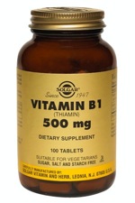 Solgar B1 (Thiamin) 500 mg 100 Tablets-OUT OF STOCK