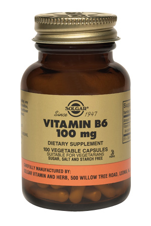Solgar B6 (Vitamin) 100 mg 100 Vegetable Capsules