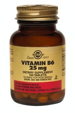 Solgar B6 (Vitamin) 25 mg 100 Tablets