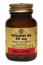 Solgar B6 (Vitamin) 50 mg 100 Tablets